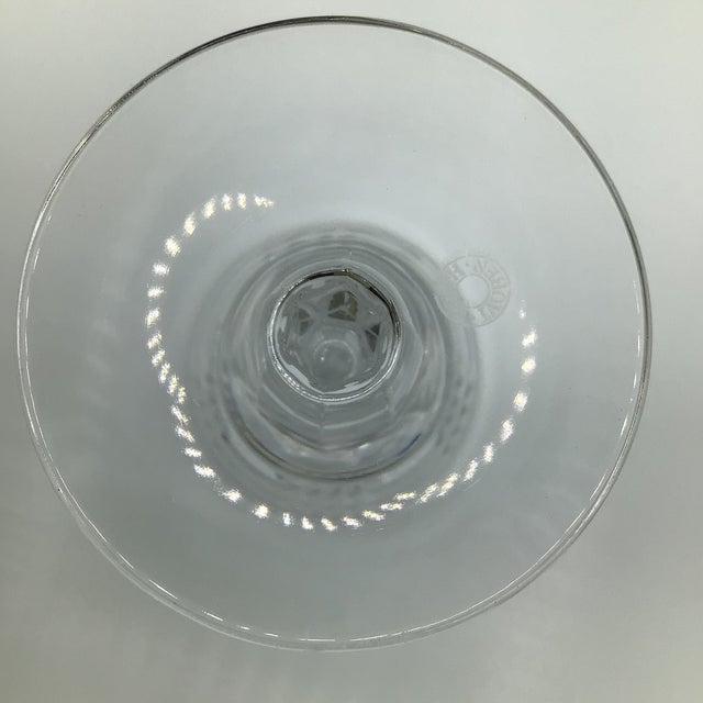 Transparent 1990s Ralph Lauren Classic Crystal Glen Plaid Champagne Flutes - Set of 4 For Sale - Image 8 of 12