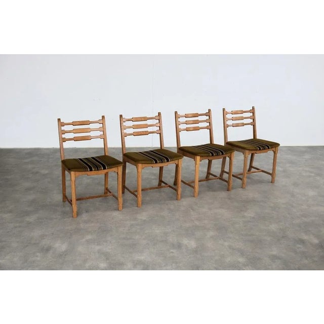 Brutalist Dining Chairs from Vamø, 1960s, Set of 4, in Good conditions. Designed 1960 to 1969 This piece has an...
