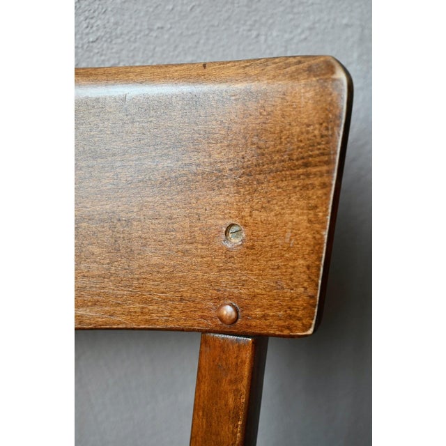 Bent Beech Bistro Chairs by Joamin Baumann for Baumann, 1970s, Set of 6 For Sale - Image 14 of 15