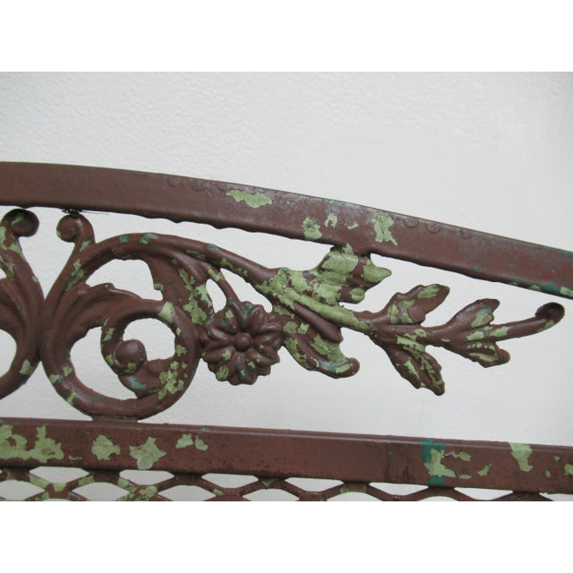 1960s Art Nouveau Woodard Daisy Patio Arm Chairs - a Pair For Sale - Image 12 of 13