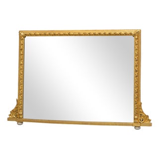 Victorian Giltwood Wall Mirror with Carved Frame, England, 1850 For Sale