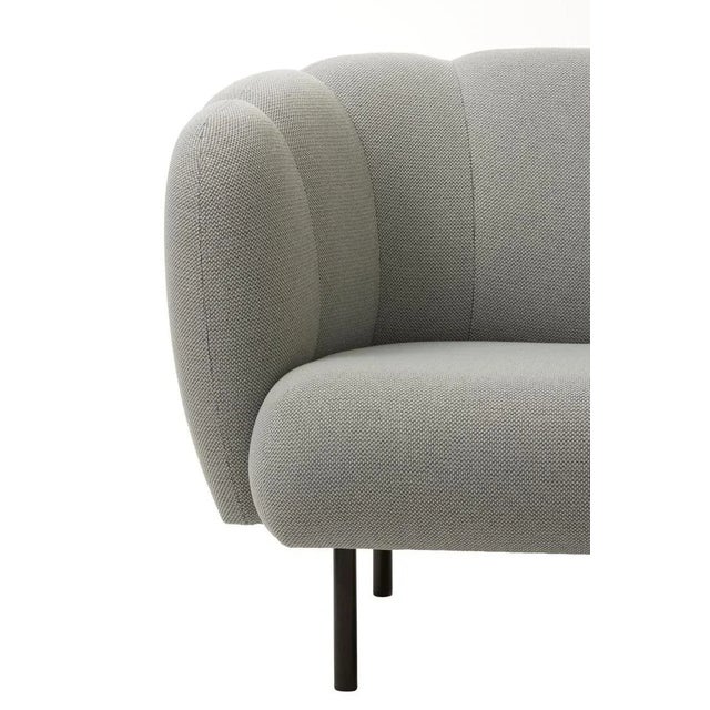 Caper 3 Seater Sofa in Mint with Stitches by Warm Nordic For Sale - Image 9 of 13