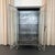 Gray Large Antique Double Door Brushed Steel Apothecary Vitrine Cabinet For Sale - Image 8 of 10