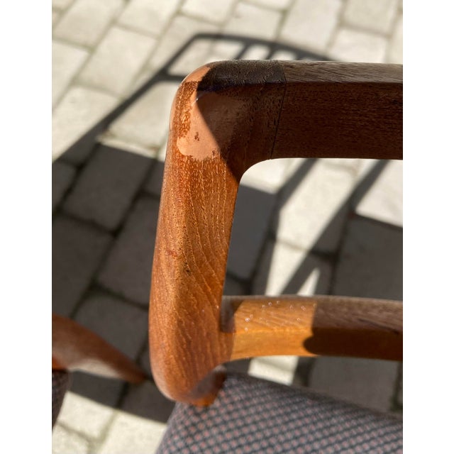Model 79 Dining Chairs in Teak by Niels Otto (N. O.) Møller for J.L. Møllers, Denmark, 1960s, Set of 4 For Sale - Image 9 of 11