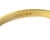 Mid 20th Century Mid 20th Century Ruby Textured Snake Bypass 18k Yellow Gold Bangle Bracelet For Sale - Image 5 of 5
