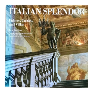 1990 Italian Splendor: Palaces, Castles and Villas Hardcover Book For Sale