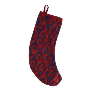 Vintage Kilim Christmas Ornament Socks For Sale