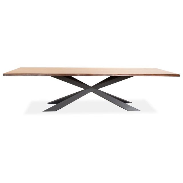Cattelan Italia Spyder Wooden Dining Table in Brown Anthracite For Sale - Image 13 of 14