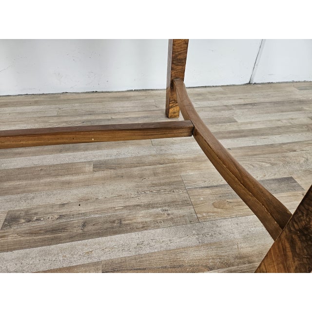 Vintage Extendable Art Deco Table in Olive Root, 1940 For Sale - Image 18 of 18