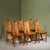 Mid-Century Modern Dining Chairs by Søren Nissen and Ebbe Gehl for Seltz, France, 1980s, Set of 6 For Sale - Image 3 of 12