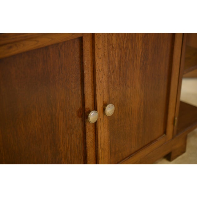 1940s Vintage Art Deco Oak Side Table, 1940s For Sale - Image 5 of 10