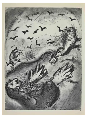 Marc Chagall, The Prophecy of Joel, Lithograph, 1960s