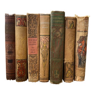 Collection of 7 Early 20th Century Decorative Books For Sale