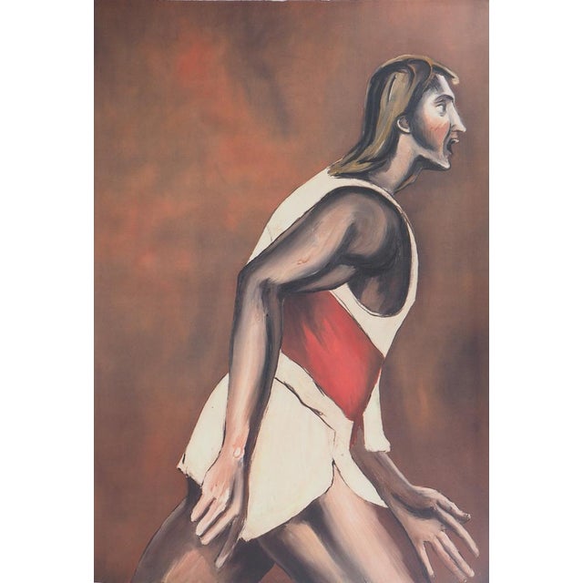 Constantin Byzantios, The Athlete, 1992, Original Lithograph For Sale - Image 7 of 10