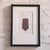 Early 20th Century Framed French Silk Tie Art features an original French jacquard silk tie design presented as a...