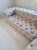 Contemporary Restoration Hardware Soho Tufted U-Chaise Sectional — 100% Linen For Sale - Image 3 of 10