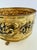 1960s Vintage English Embossed Brass Footed Planter Cachepot For Sale - Image 5 of 10