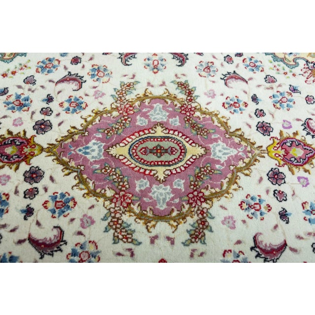 Hand-Knotted Tabriz Rug For Sale - Image 6 of 10