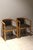 Vintage Danish Modern Oak Barrel Back Chairs | Scandinavian Lounge Armchairs Pair For Sale In Los Angeles - Image 6 of 10