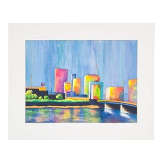 City Skyline - Tomoko Parry, C. 1990s For Sale