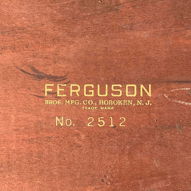 Early 20th Century Ferguson Bros MFG Mahogany Pie Crust Two-Tier Dumbwaiter Table For Sale - Image 9 of 9