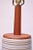 White Large Gordon and Jane Martz Walnut and Ceramic Table Lamp with Finial For Sale - Image 8 of 13