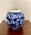 Round Blue and White Glaze Ceramic Vase For Sale In San Diego - Image 6 of 6