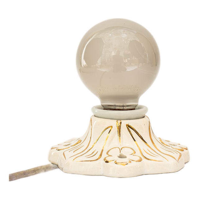 Small Art Deco Ceramic Ceiling Lamp, 1920s For Sale