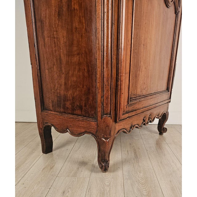 Wood French Fruitwood Bonnetière, Early 19th Century For Sale - Image 7 of 11