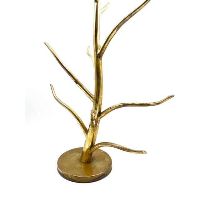 Mid-Century Brass Plant-Shaped Stand, Italy, 1970s For Sale - Image 11 of 14