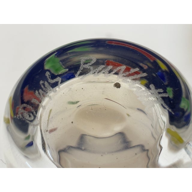 John Burchetta Set of 4 Hand Blown Murano Glass Tumblers, 1995 For Sale In Palm Springs - Image 6 of 15