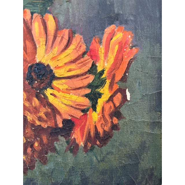 H. Berger Still Life Oil Painting on Canvas For Sale - Image 9 of 11