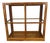 Vintage 1940s Wood & Glass Table Top Display Case Cabinet / Shelf For Sale