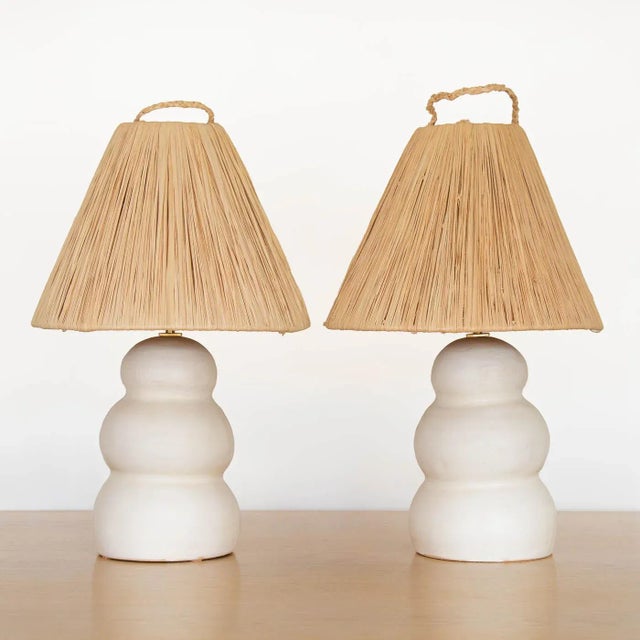 Ceramic Wave Lamp, Large For Sale - Image 10 of 10