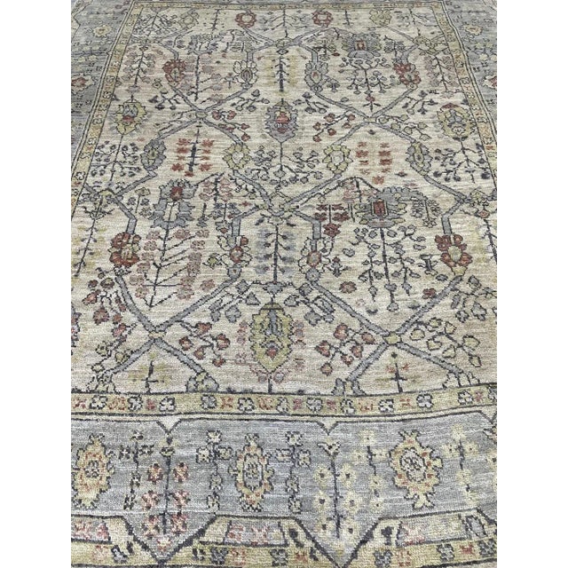 This stunning allover design rug is made of 75% wool & 25% cotton, dyed with pigment from vegetable, it’s originally a...