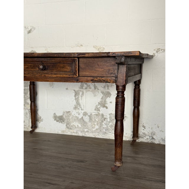 Antique Primitive Table/Desk For Sale In Los Angeles - Image 6 of 10