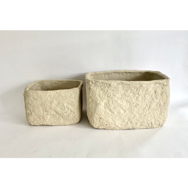 Contemporary Handcrafted Paper Mache Oblong Bowl For Sale - Image 3 of 10