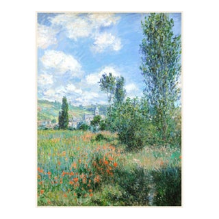Vintage French Impressionist Art Print – Village Landscape by Claude Monet, 12" X 16" For Sale