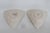 Lenox China Triad Ivory Porcelain Dish Pair of 2 Triangular Bowls Gold Rim 4932b For Sale - Image 10 of 15