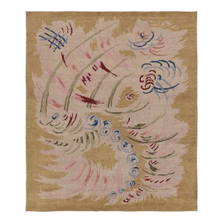 Contemporary French Art Deco Style Polychromatic Wool Rug, by Rug & Kilim, India For Sale
