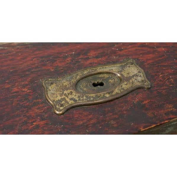 Industrial Reclaimed Antique Door Console Table – Rustic Bar Height | Industrial For Sale - Image 3 of 4