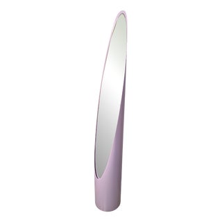 Floor Mirror in Lilac Color For Sale