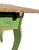 Wood Antique Rustic Green Swedish Writing Desk Console Table For Sale - Image 7 of 9