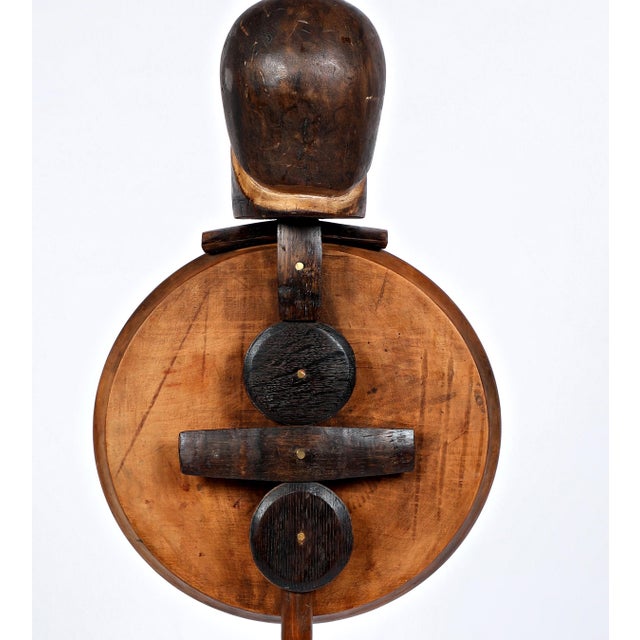 Soldatenglück I, Large Wooden Sculpture by Rolf Hans For Sale - Image 3 of 9