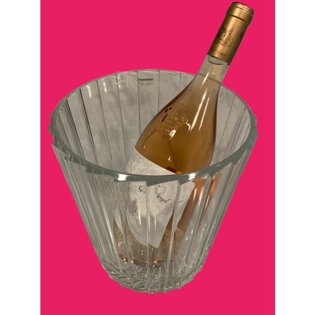 Hollywood Regency Imperial Crystal Ice Bucket/Champagne Cooler For Sale - Image 3 of 10