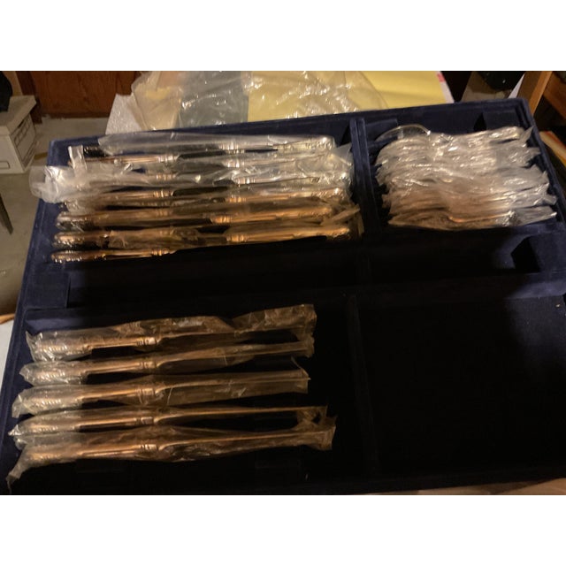 1970s Complete European Cutlery Set for 12, Including Fish Eaters & Serving Pieces 129 Pieces. For Sale - Image 9 of 14