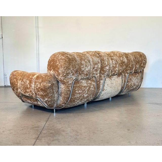 Vintage Chromed Steel Sofa, 1970s For Sale - Image 6 of 16