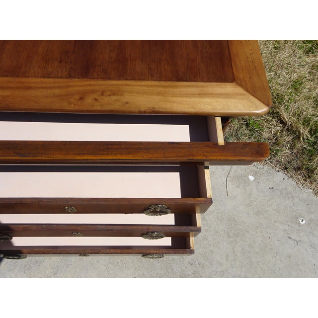 Chest of 4 Drawers in Light Wood, 1980s For Sale - Image 15 of 18