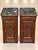 Pair of napoleon iii period bedside tables, second half of the 19th century, each with a single door and drawer, crafted...