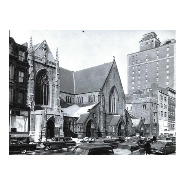 1960 Emanuel Church Boston Massachussetts Photograph For Sale